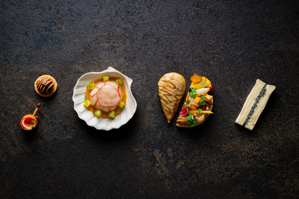 Plats du menu de Noël