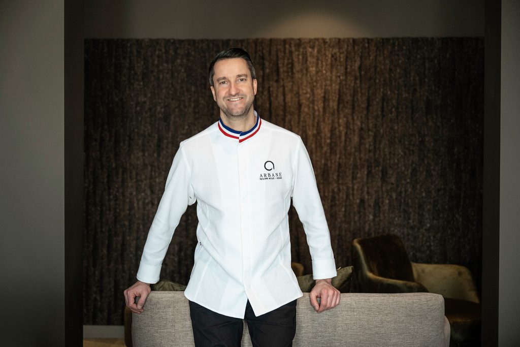 Philippe Mille dans son restaurant Arbane