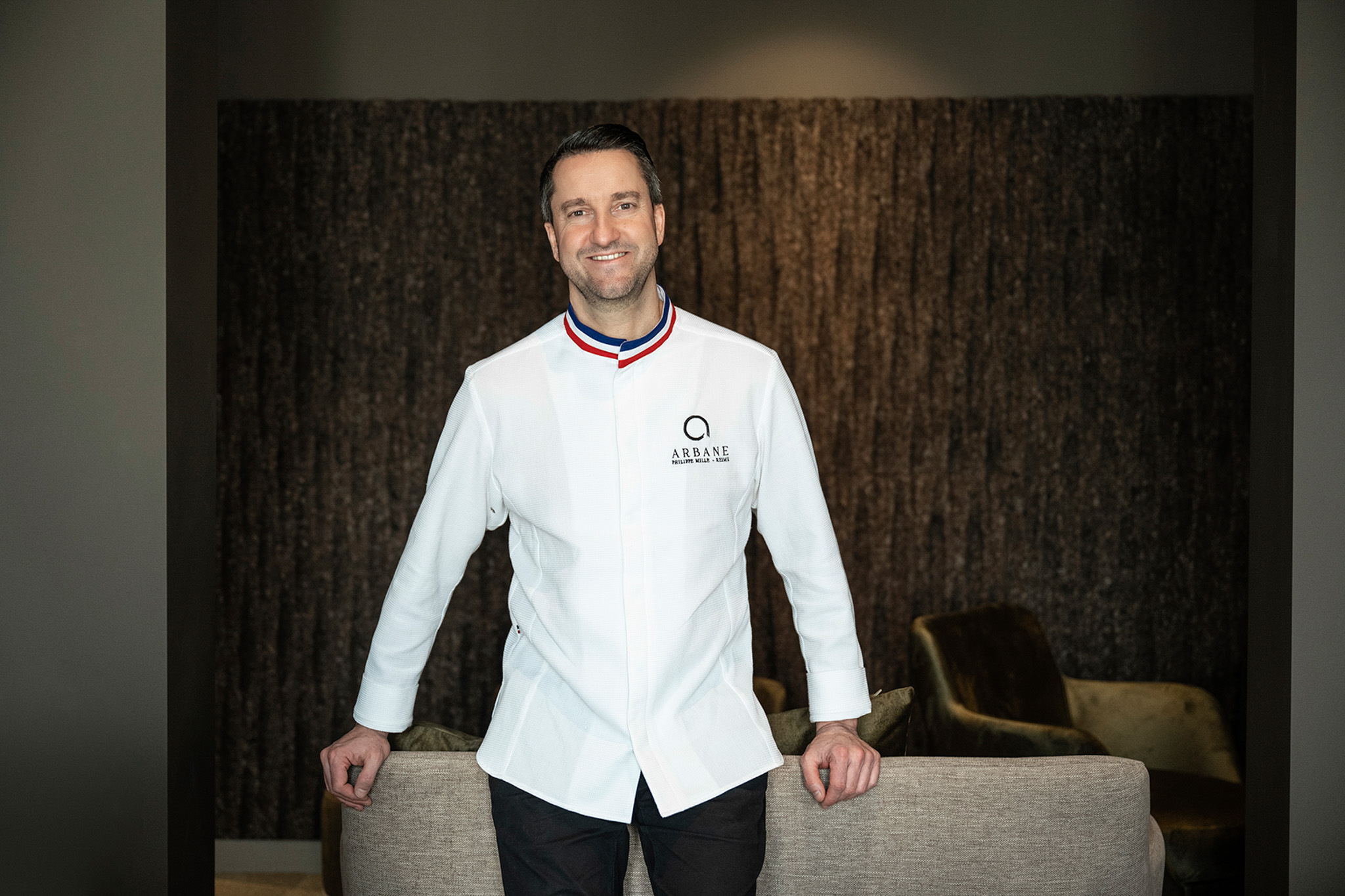 Philippe Mille dans son restaurant Arbane